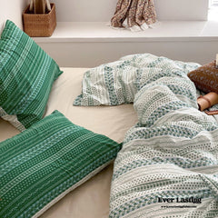 Mint Boho Vintage Bedding Set