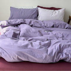 Mixed Color Berry Crush Washed Cotton Bedding Set