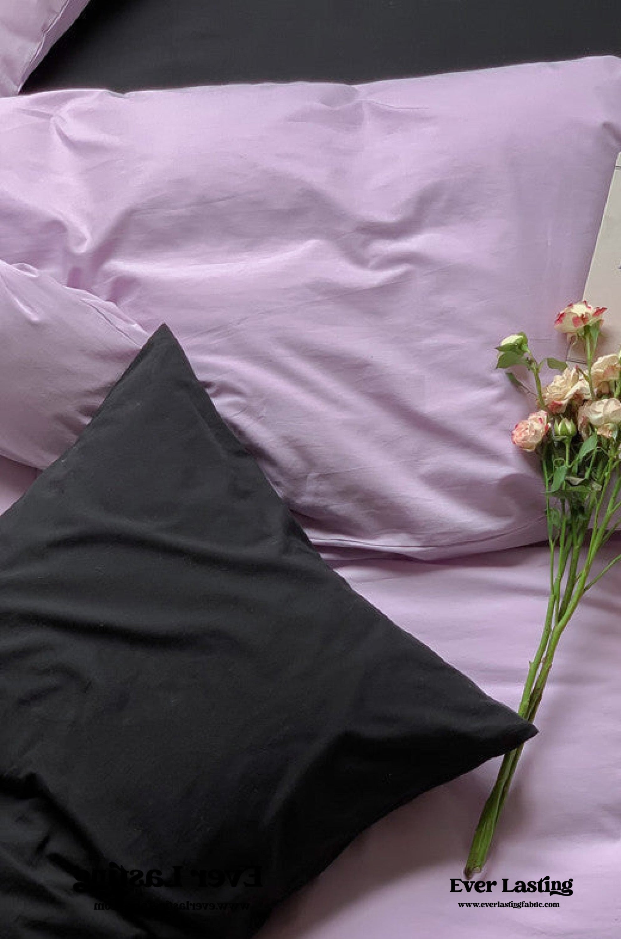 Mixed Color Maximalist Bedding Set - Green + Pink
