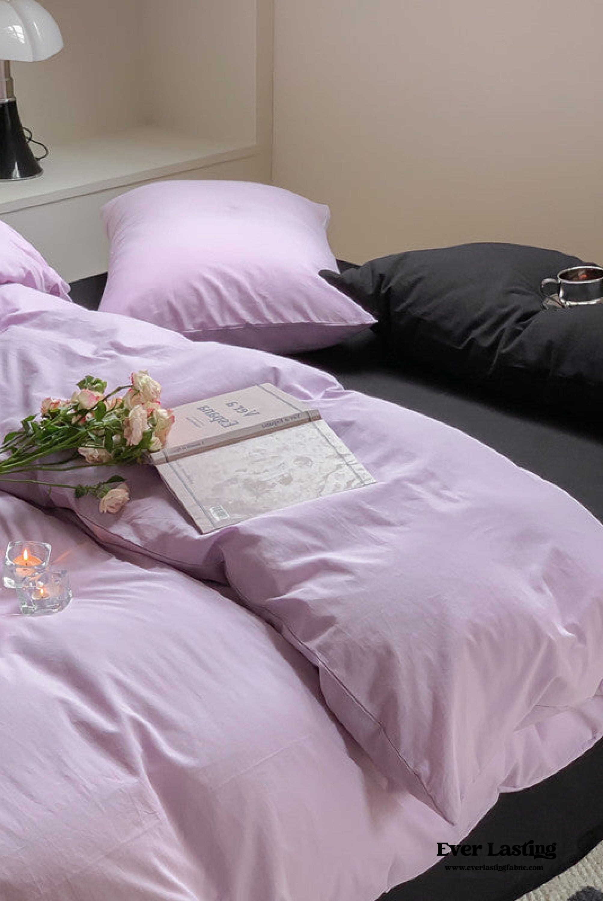 Mixed Color Maximalist Bedding Set - Green + Pink