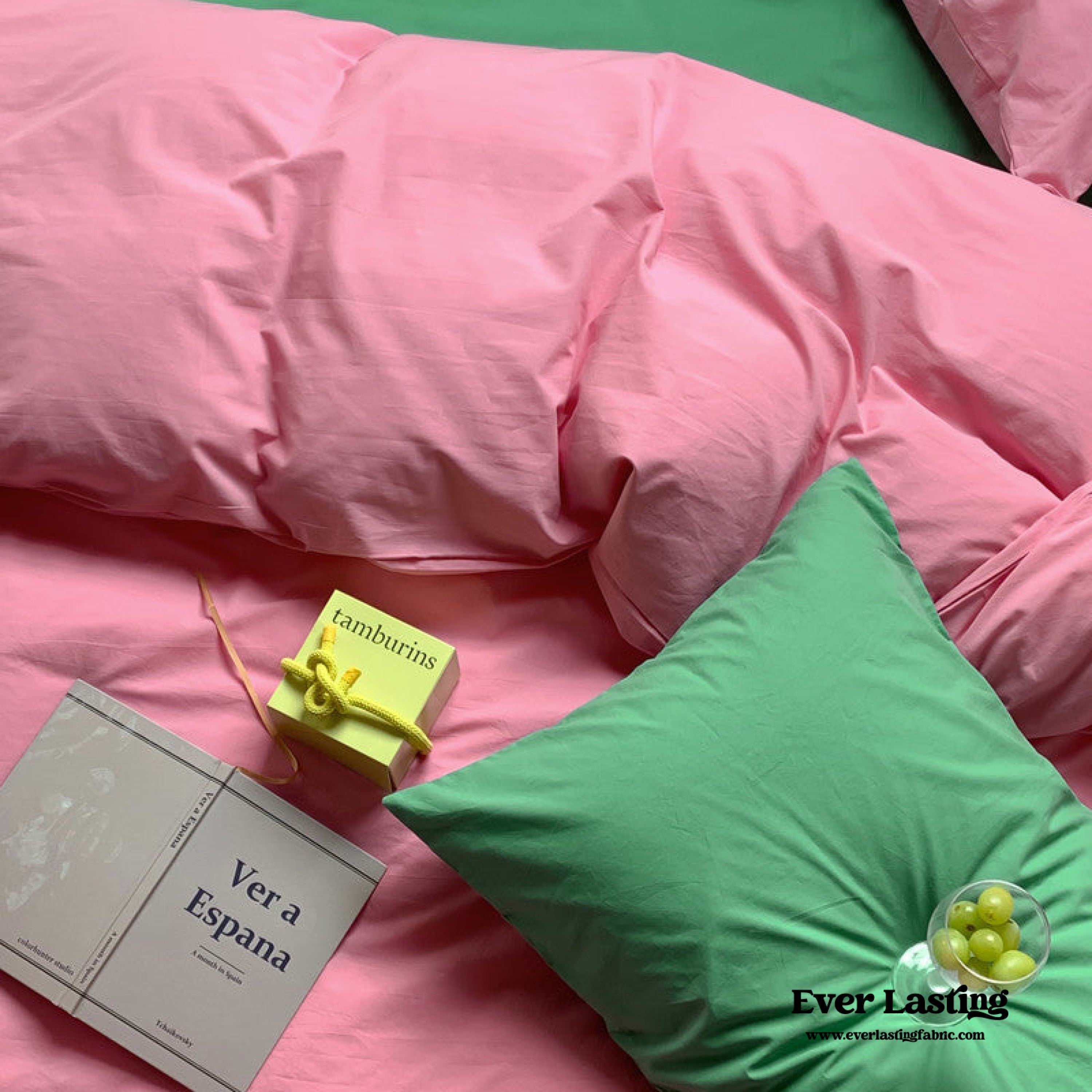 Mixed Color Maximalist Bedding Set - Purple + Black