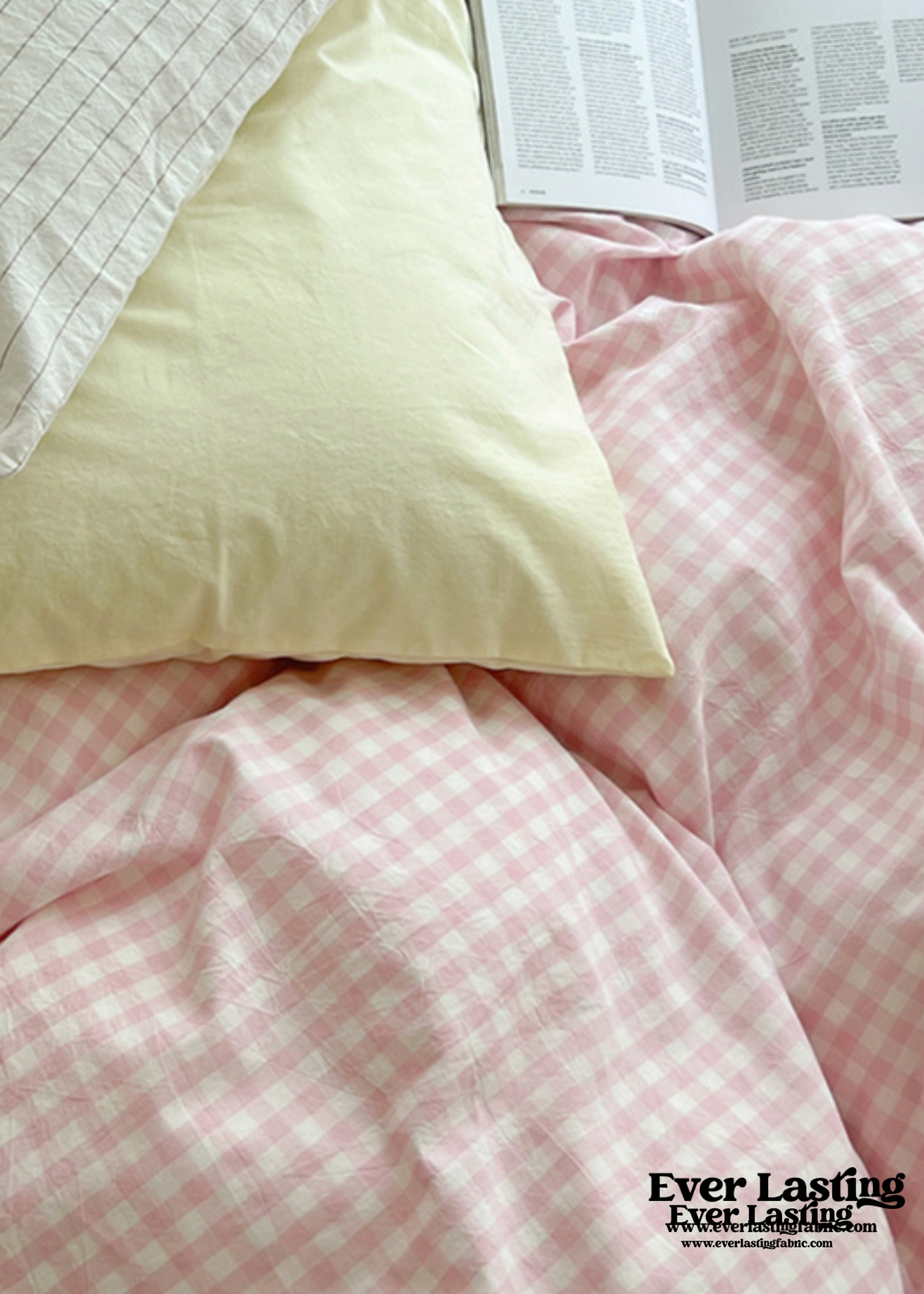 Mixed Gingham Duvet Cover (4 Colors)