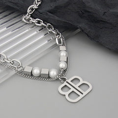 "B" Letter Necklace