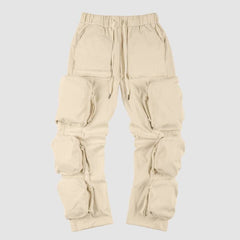 Pantalones cargo funcionales con múltiples bolsillos