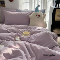 Pastel Bedding Set - Purple