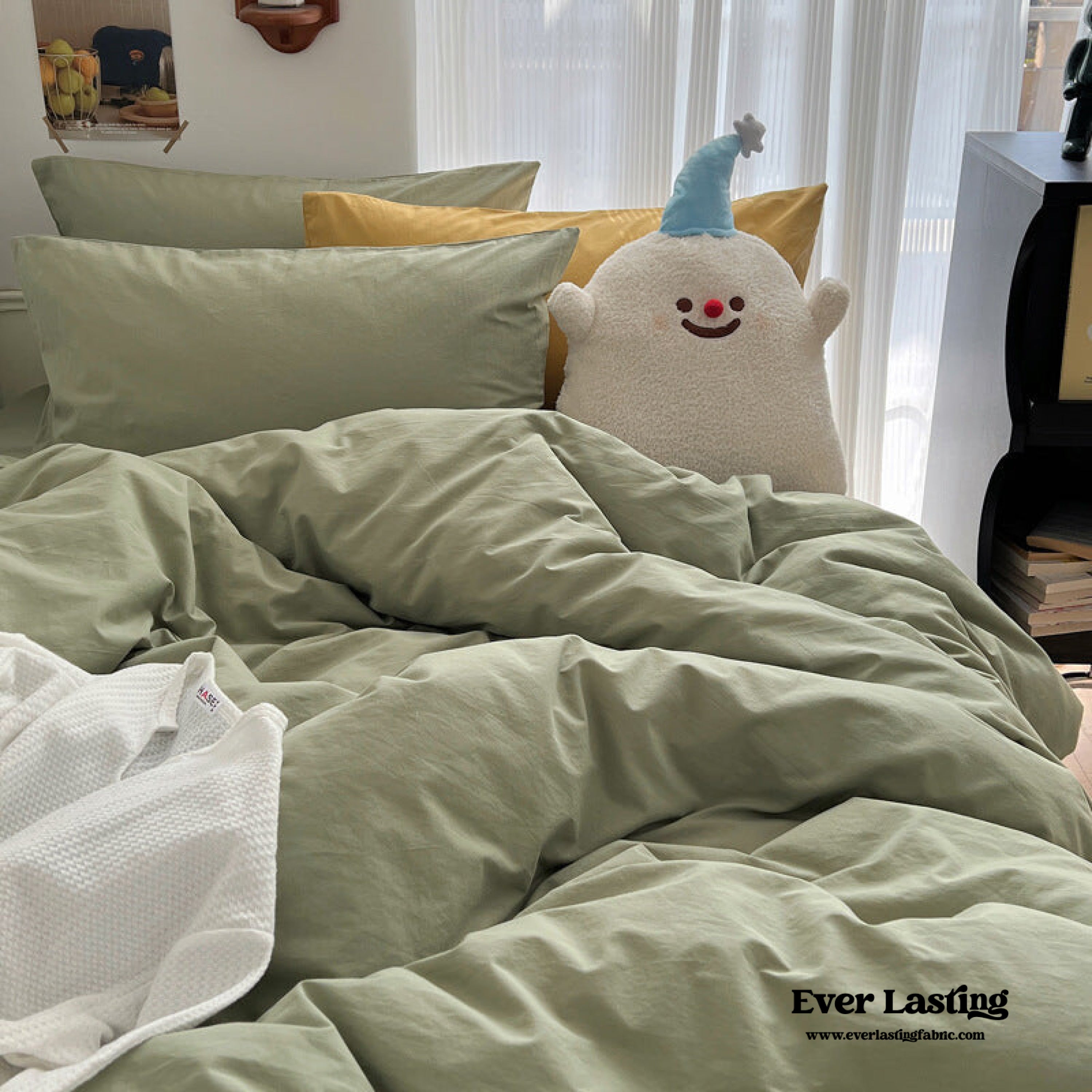 Pastel Bedding Set - Sage Green