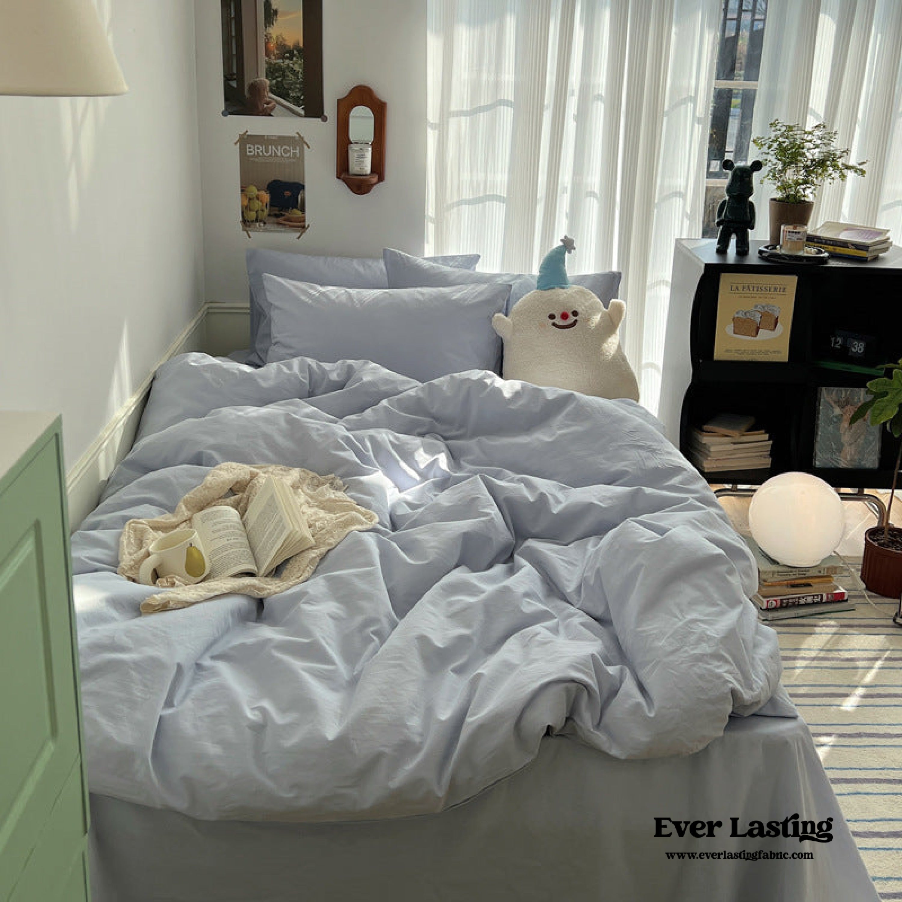 Pastel Bedding Set - Sage Green