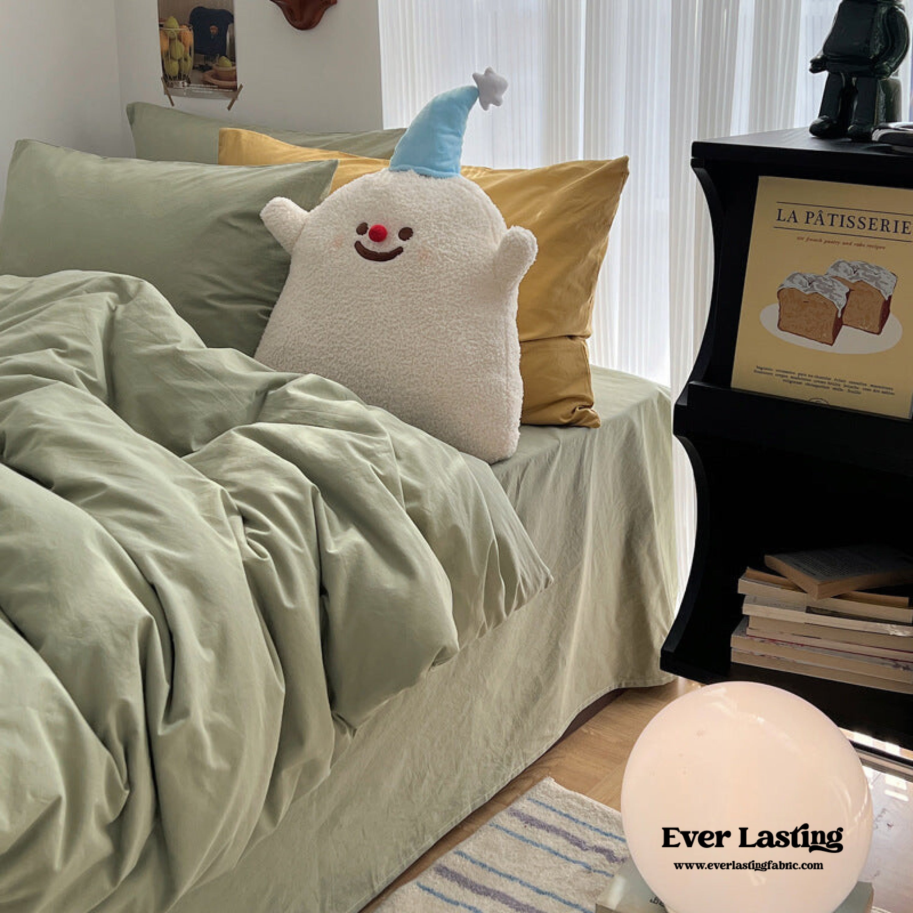 Pastel Bedding Set - Sage Green