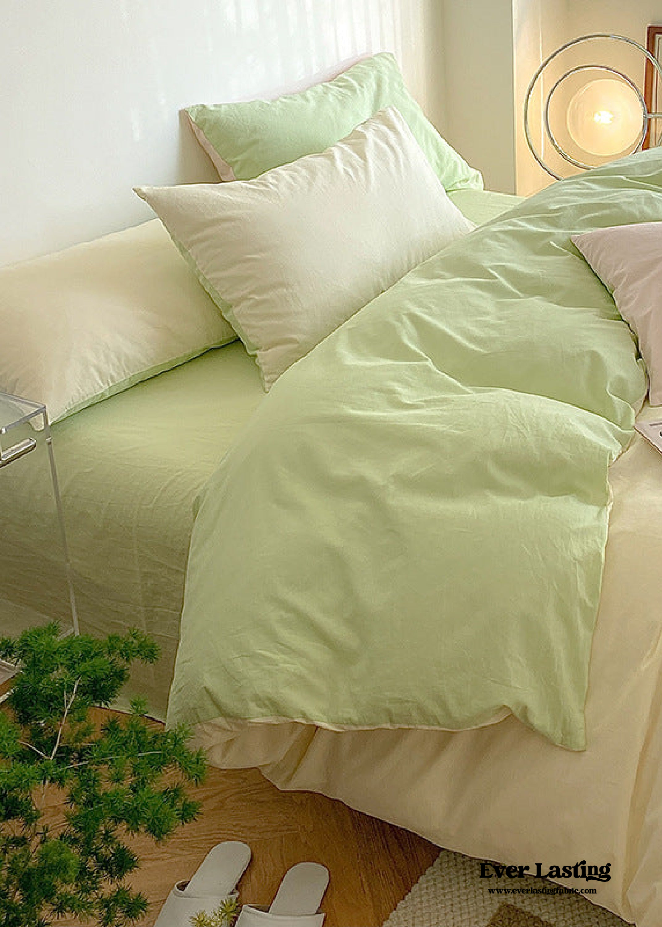 Pastel Duo Bedding Set - Pink + Purple