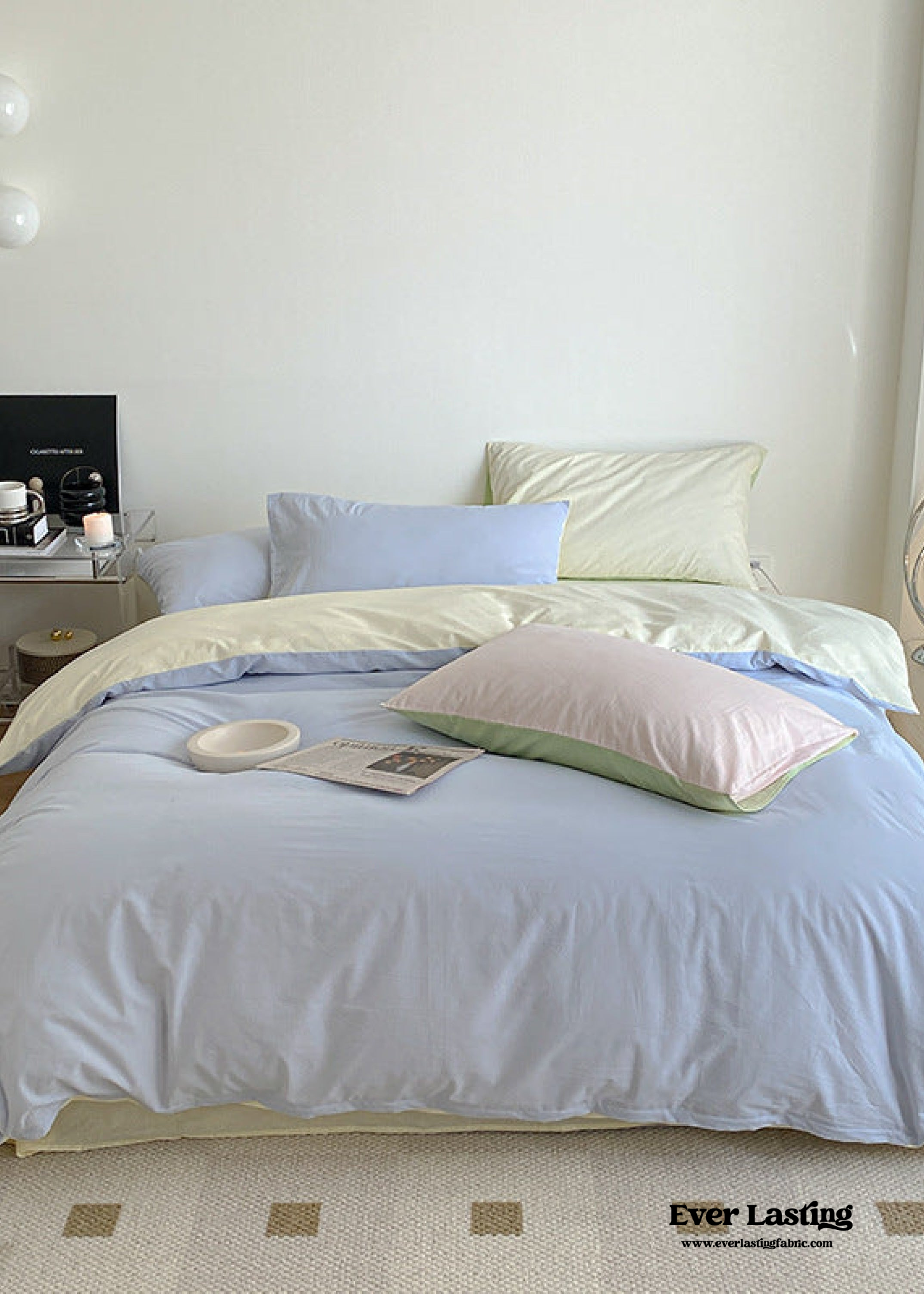 Pastel Duo Bedding Set - Pink + Purple