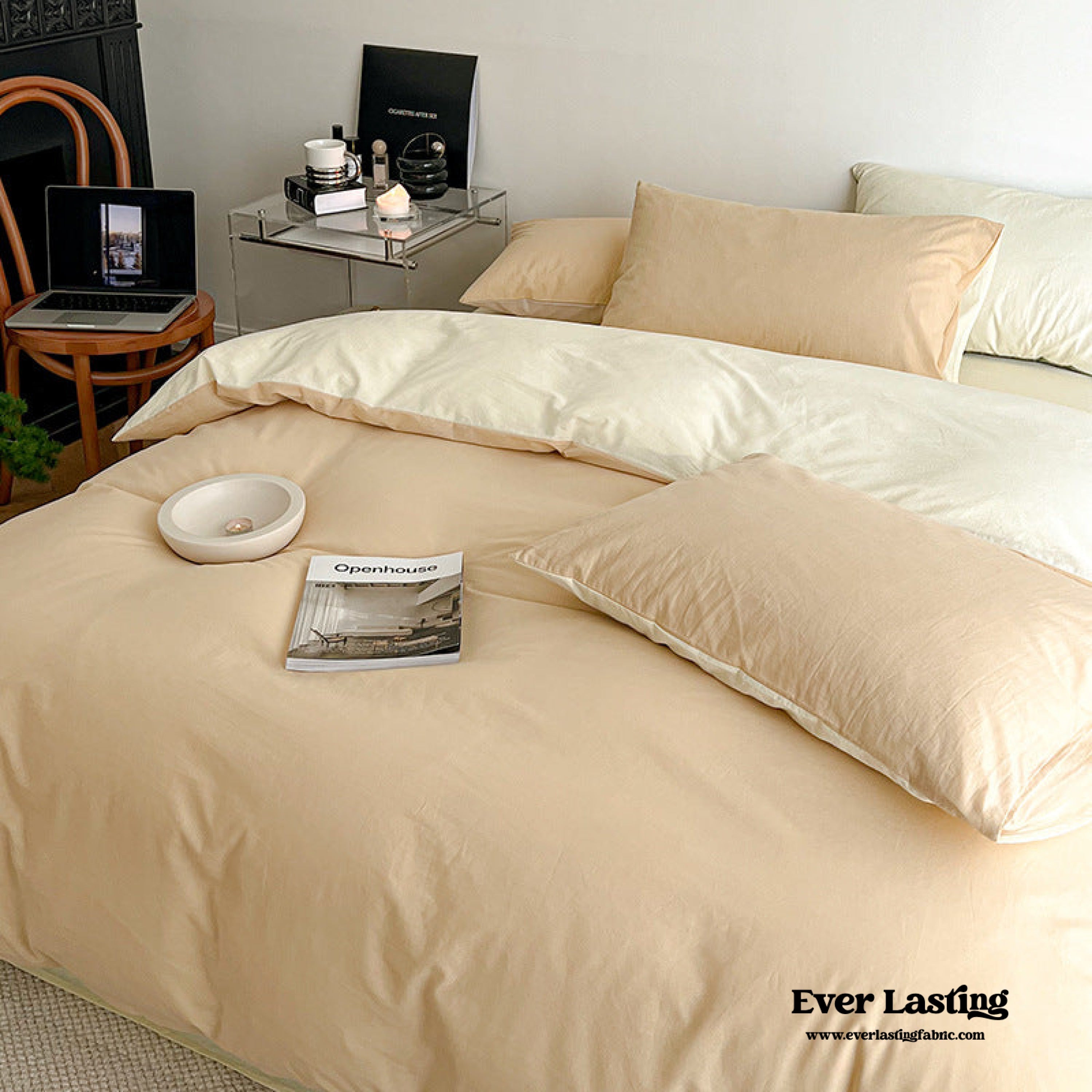 Pastel Duo Bedding Set - Pink + Purple