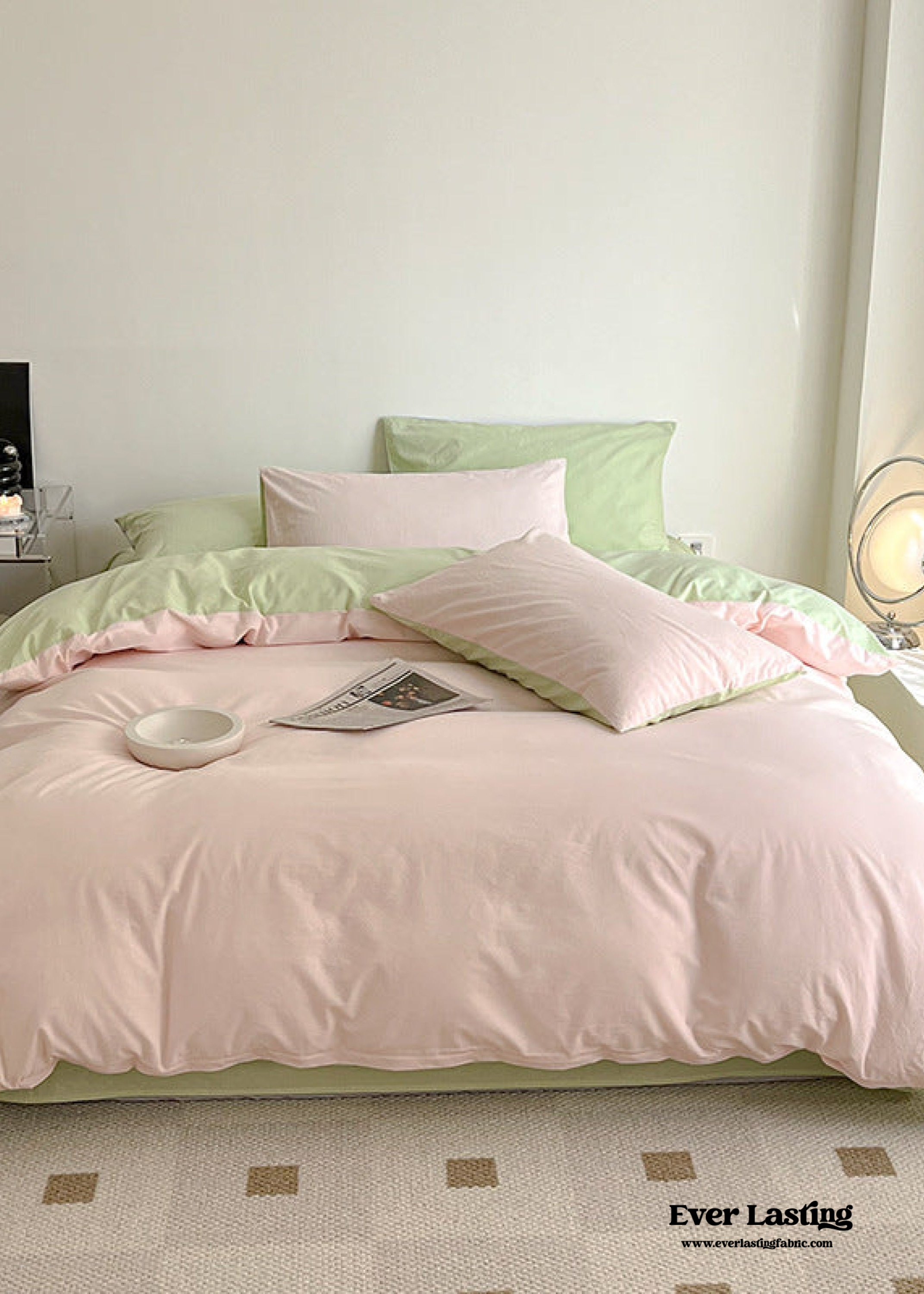 Pastel Duo Bedding Set - Pink + Purple