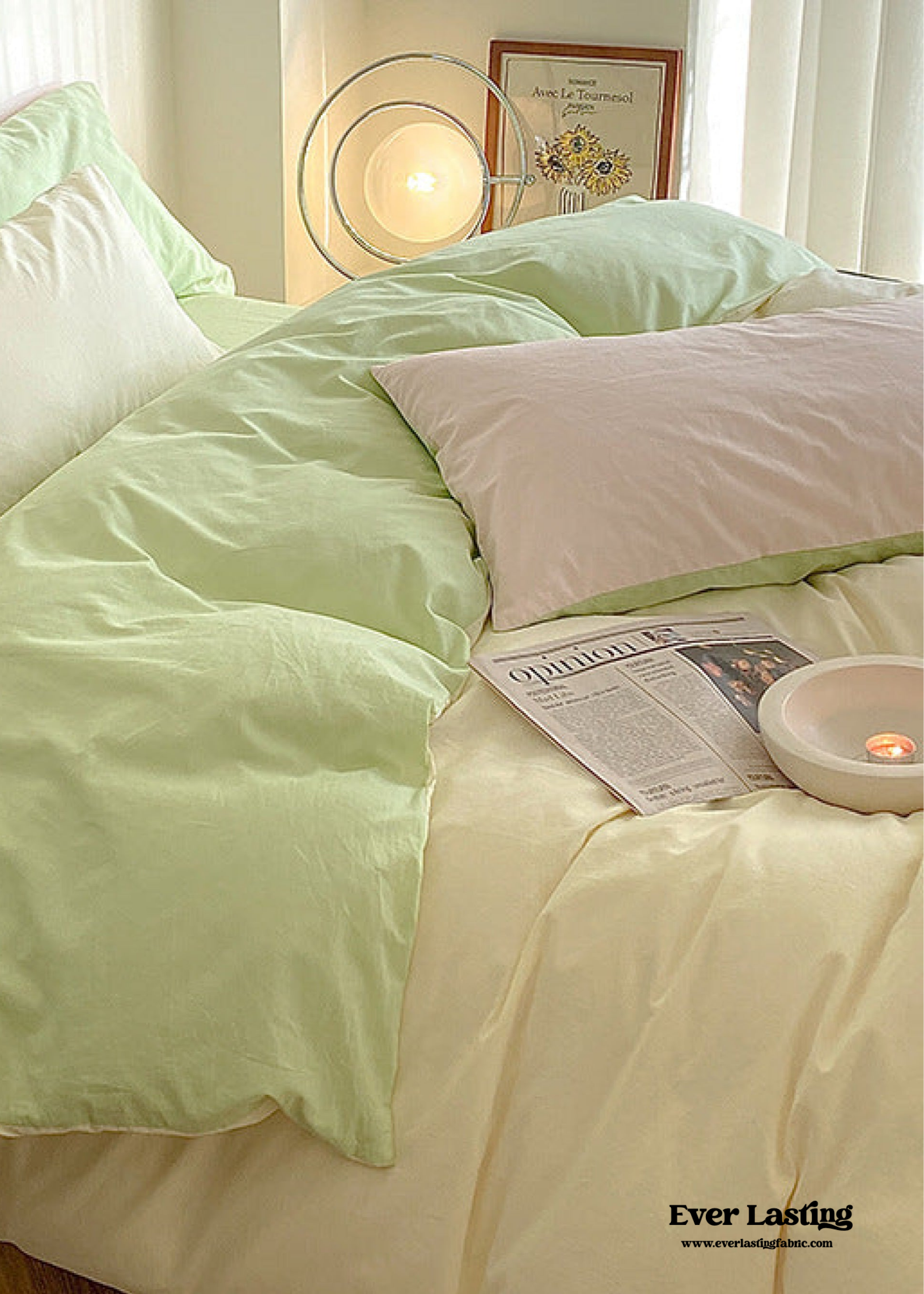 Pastel Duo Bedding Set - Pink + Purple