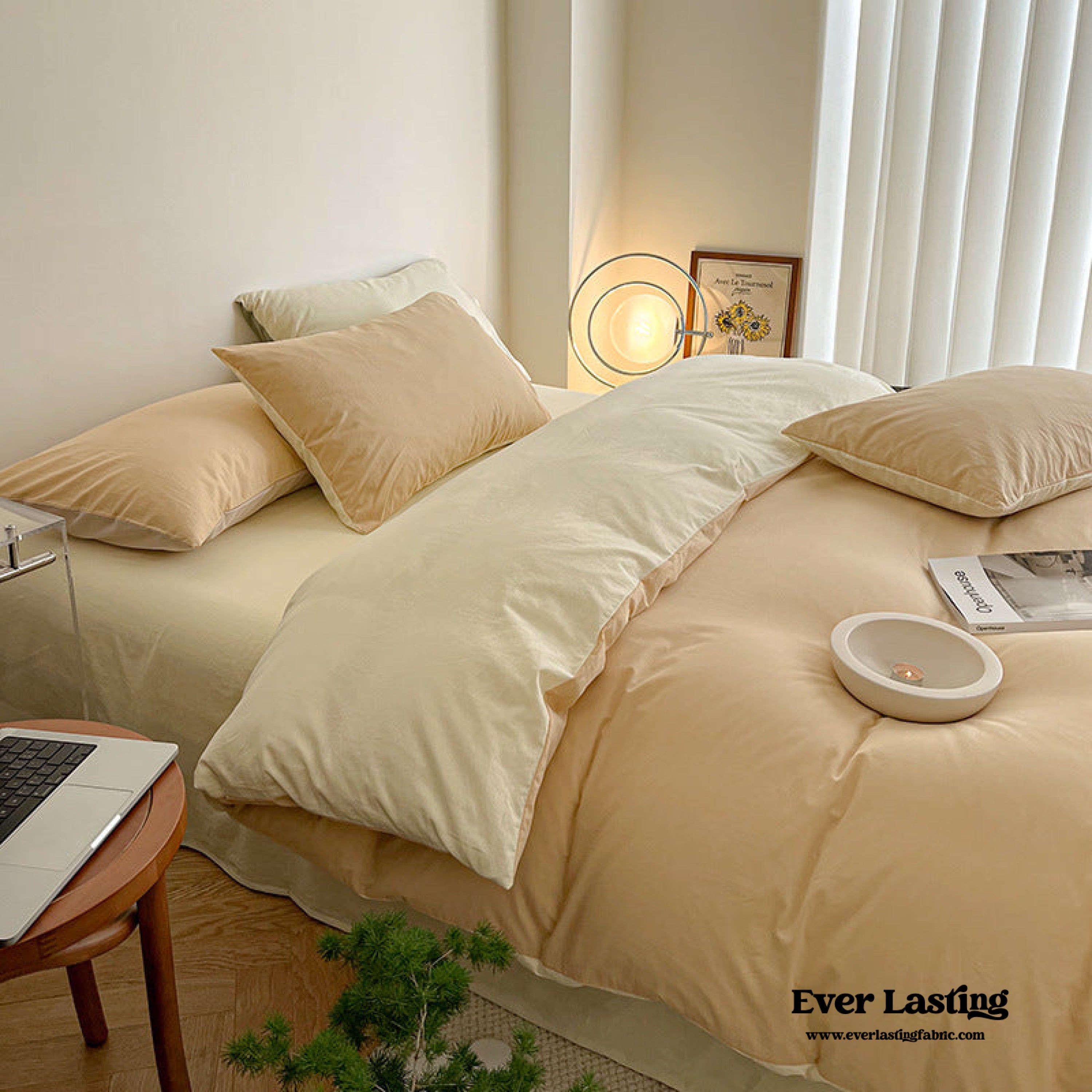 Pastel Duo Bedding Set - Pink + Purple