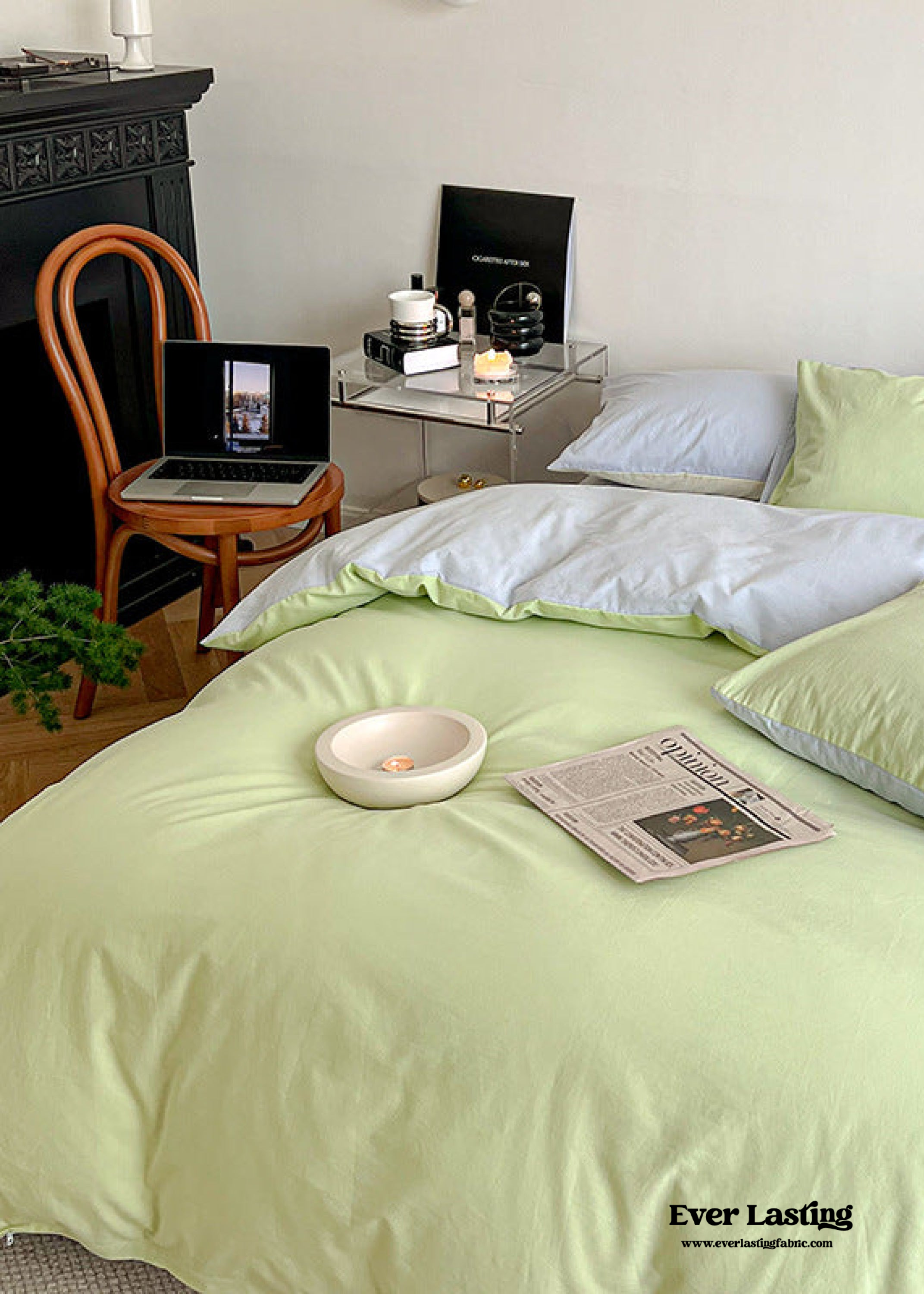 Pastel Duo Bedding Set - Pink + Purple