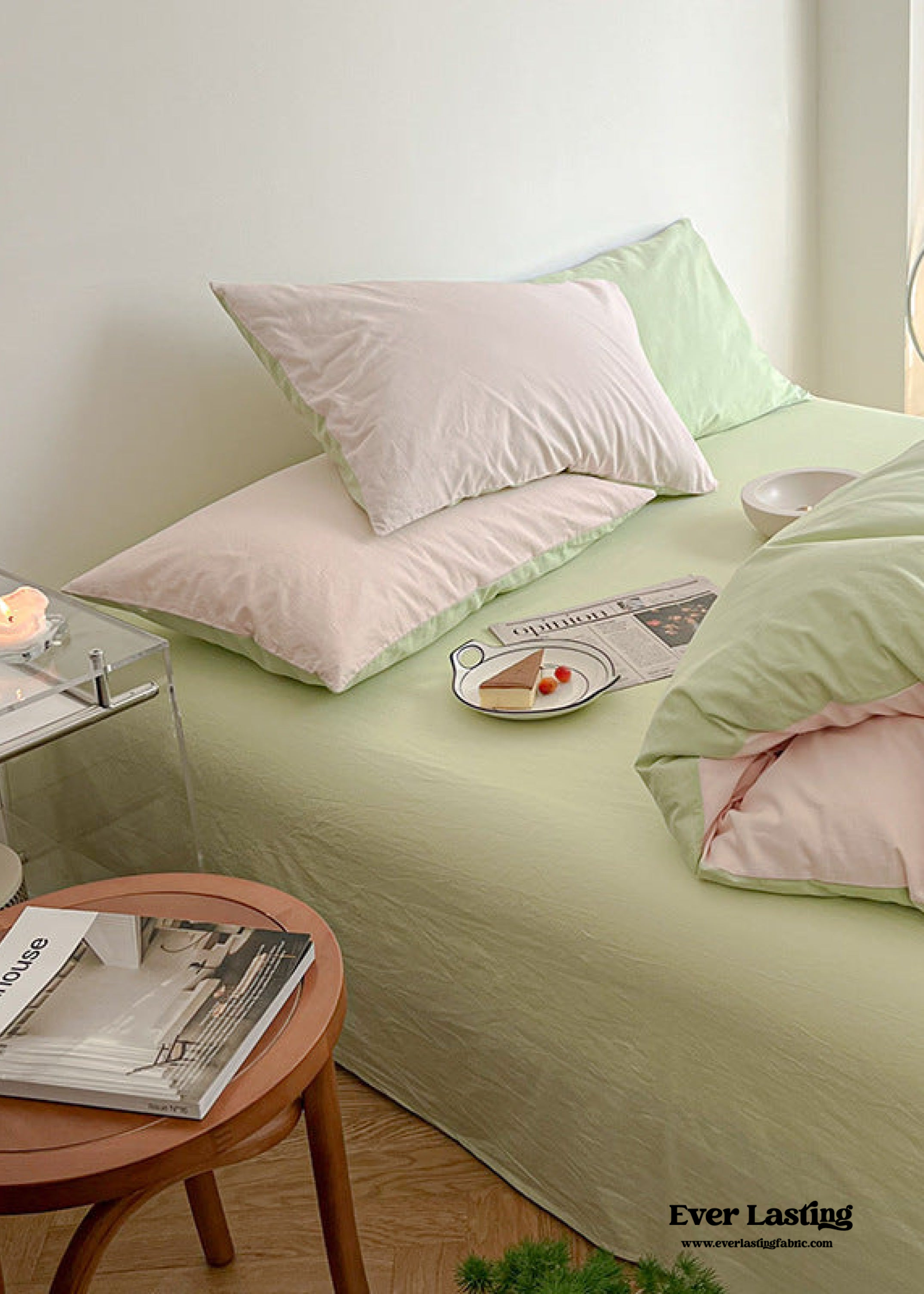 Pastel Duo Bedding Set - Pink + Purple