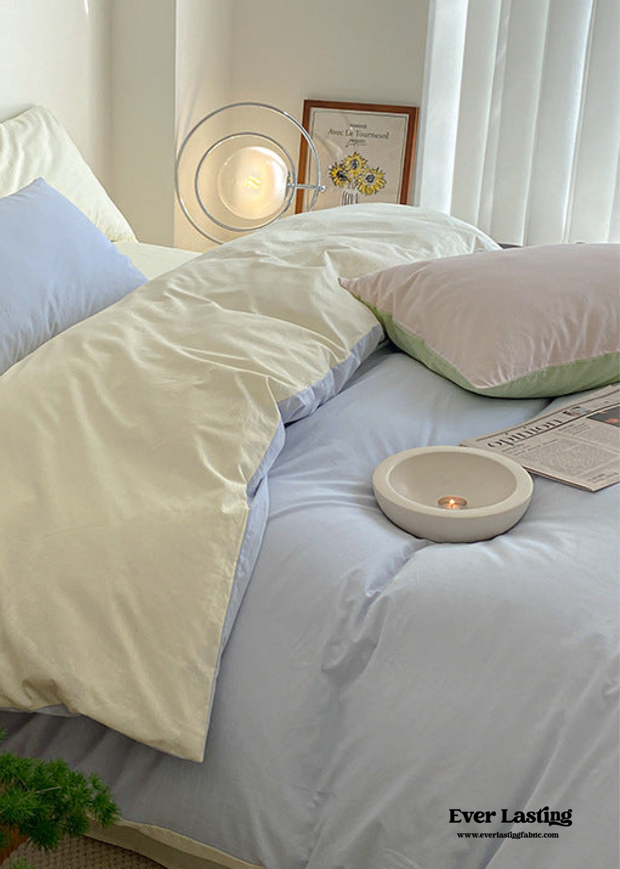 Pastel Duo Bedding Set - Pink + Purple