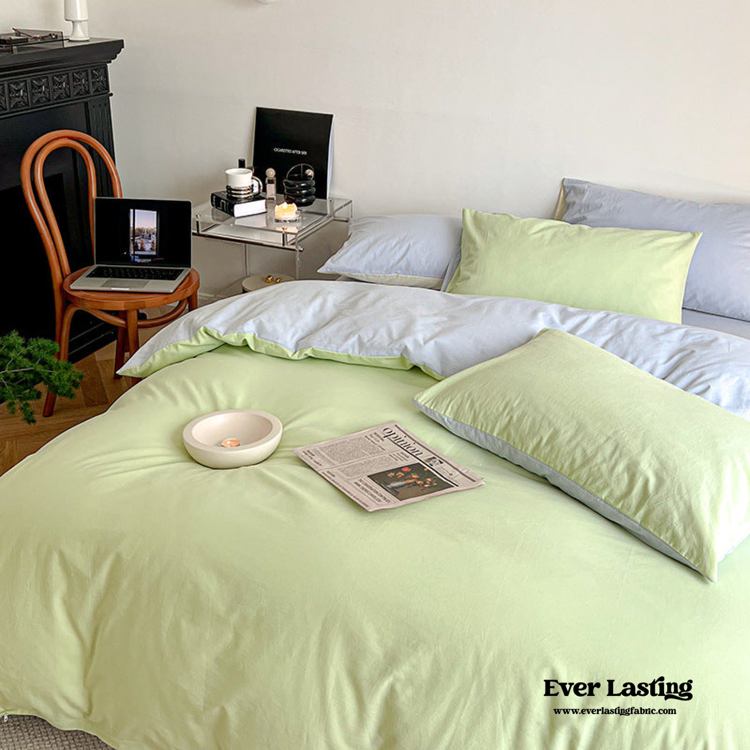Pastel Duo Bedding Set - Pink + Purple