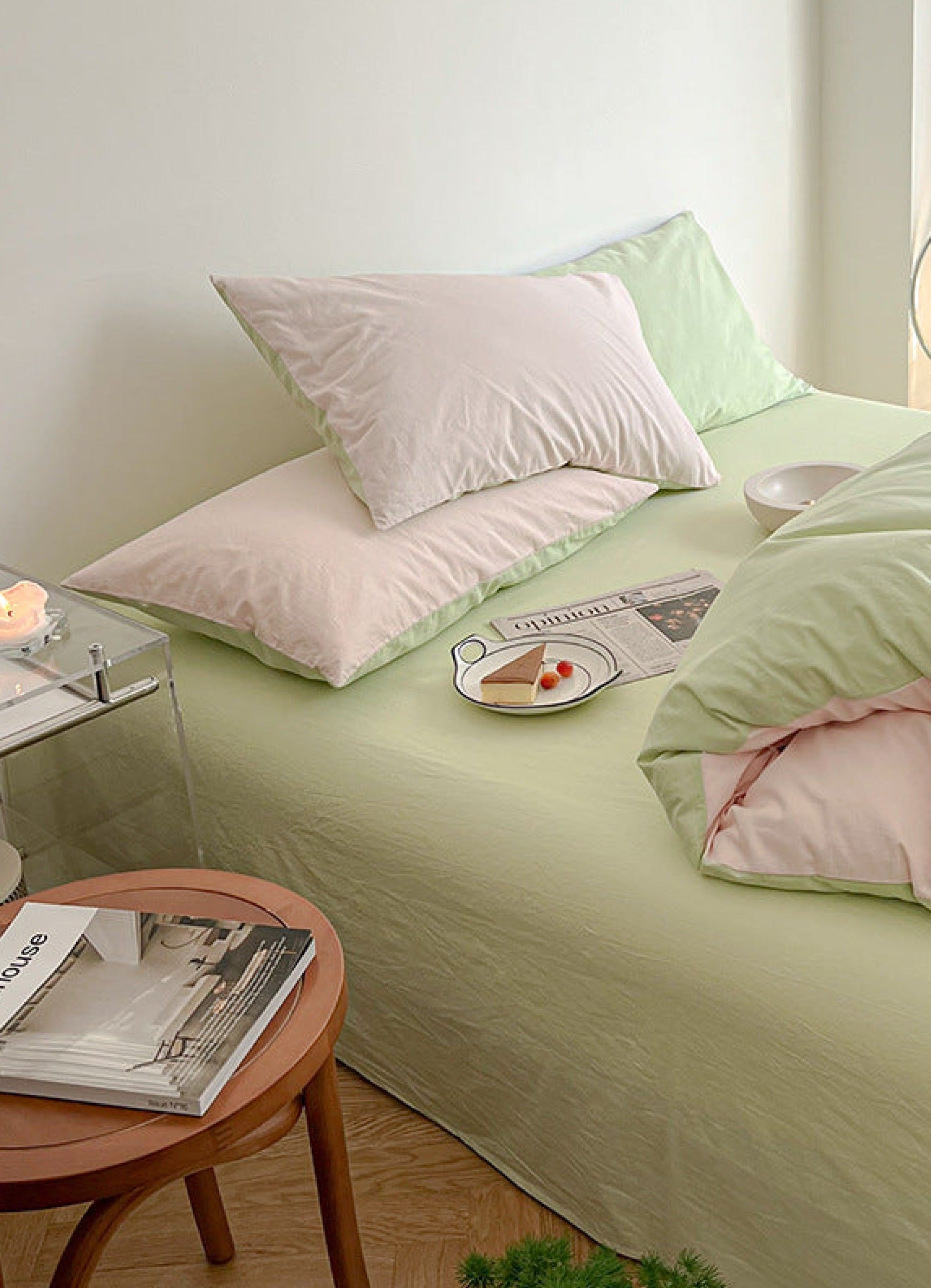 Pastel Duo Bedding Set - Yellow + Pink