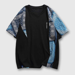 Camisa kimono de patchwork