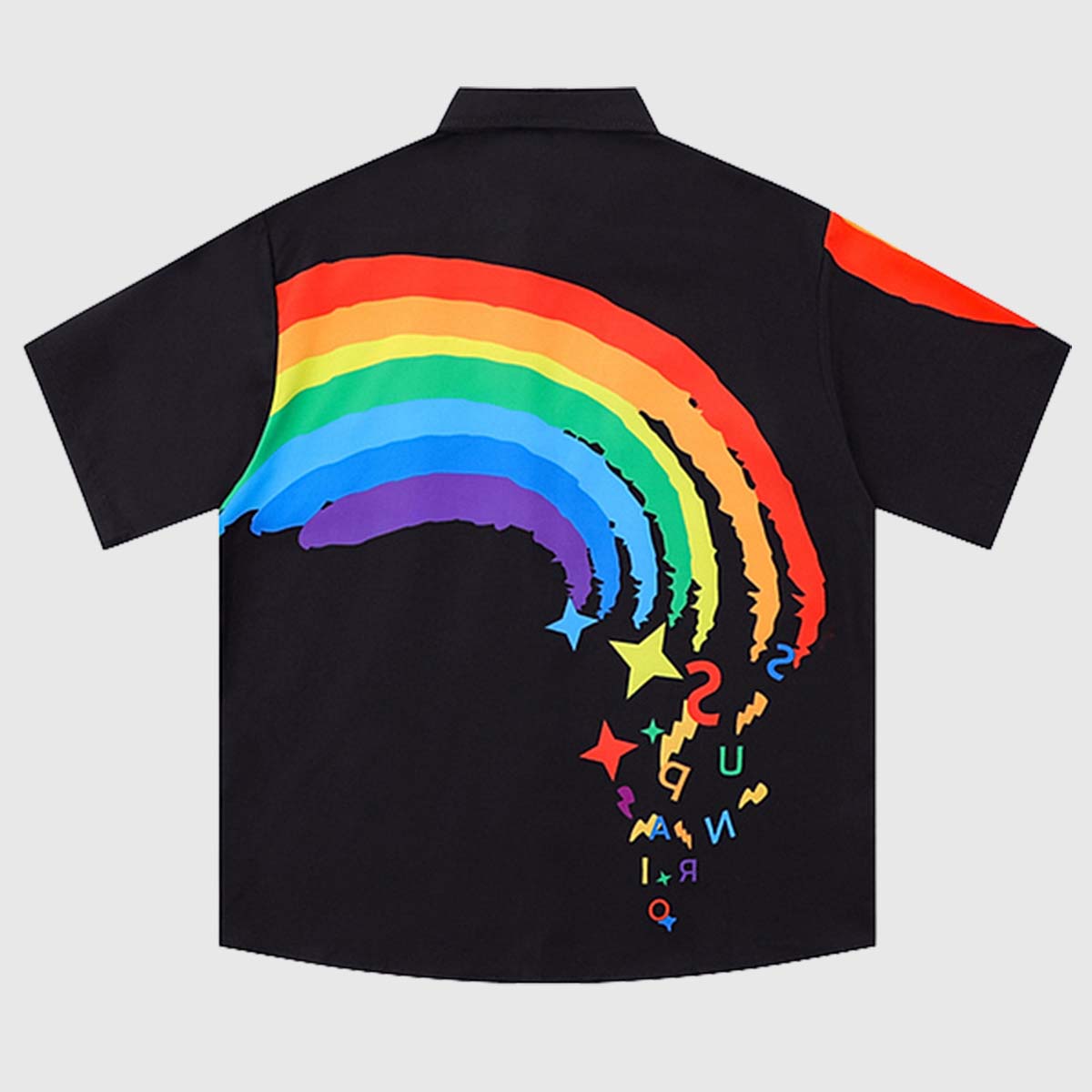 Shirt mit Regenbogen-Grafik