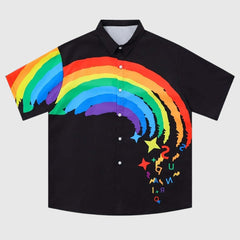 Shirt mit Regenbogen-Grafik