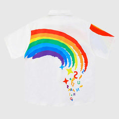 Shirt mit Regenbogen-Grafik