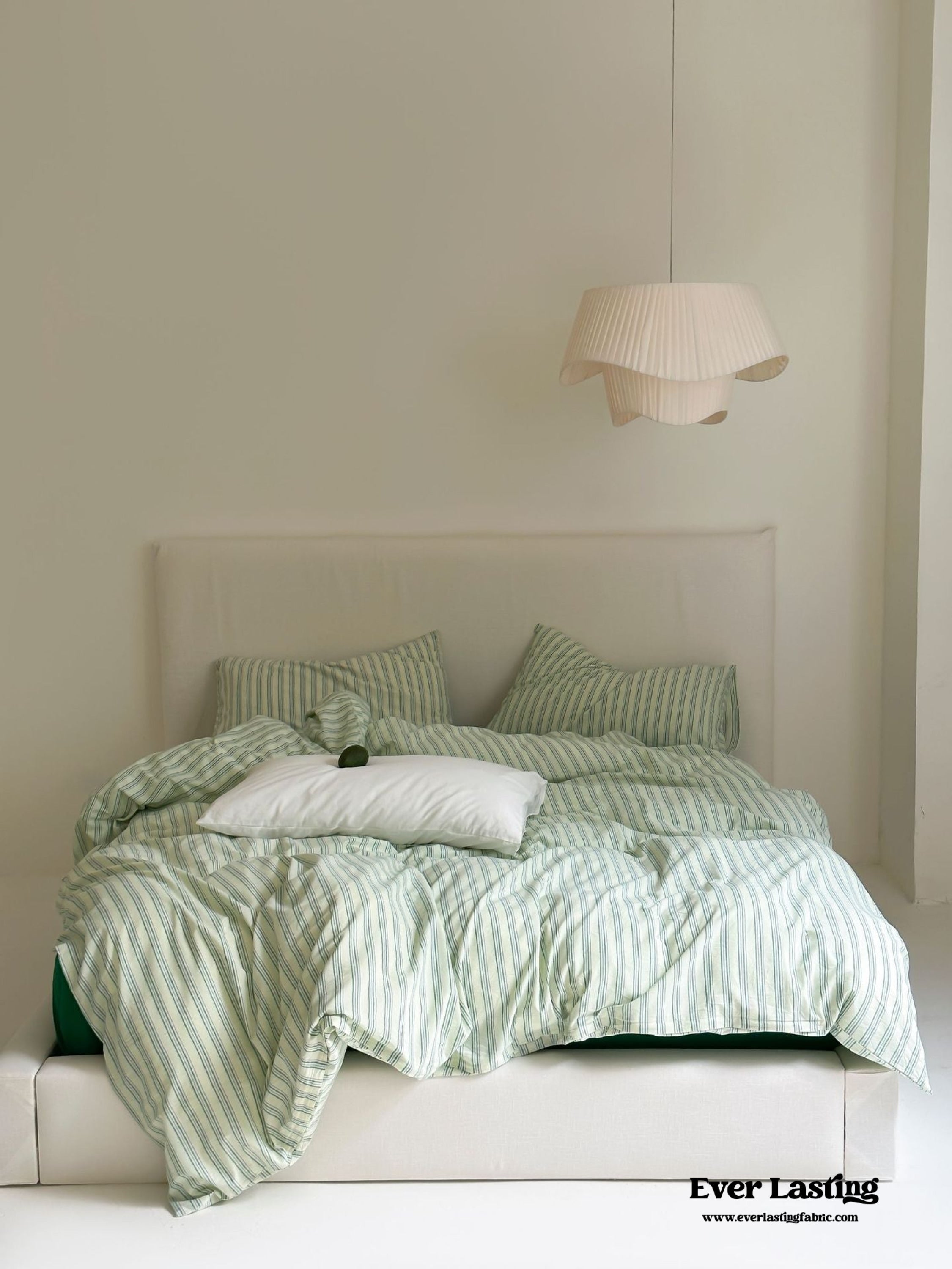 Refreshing Stripe Bedding Set - Yellow
