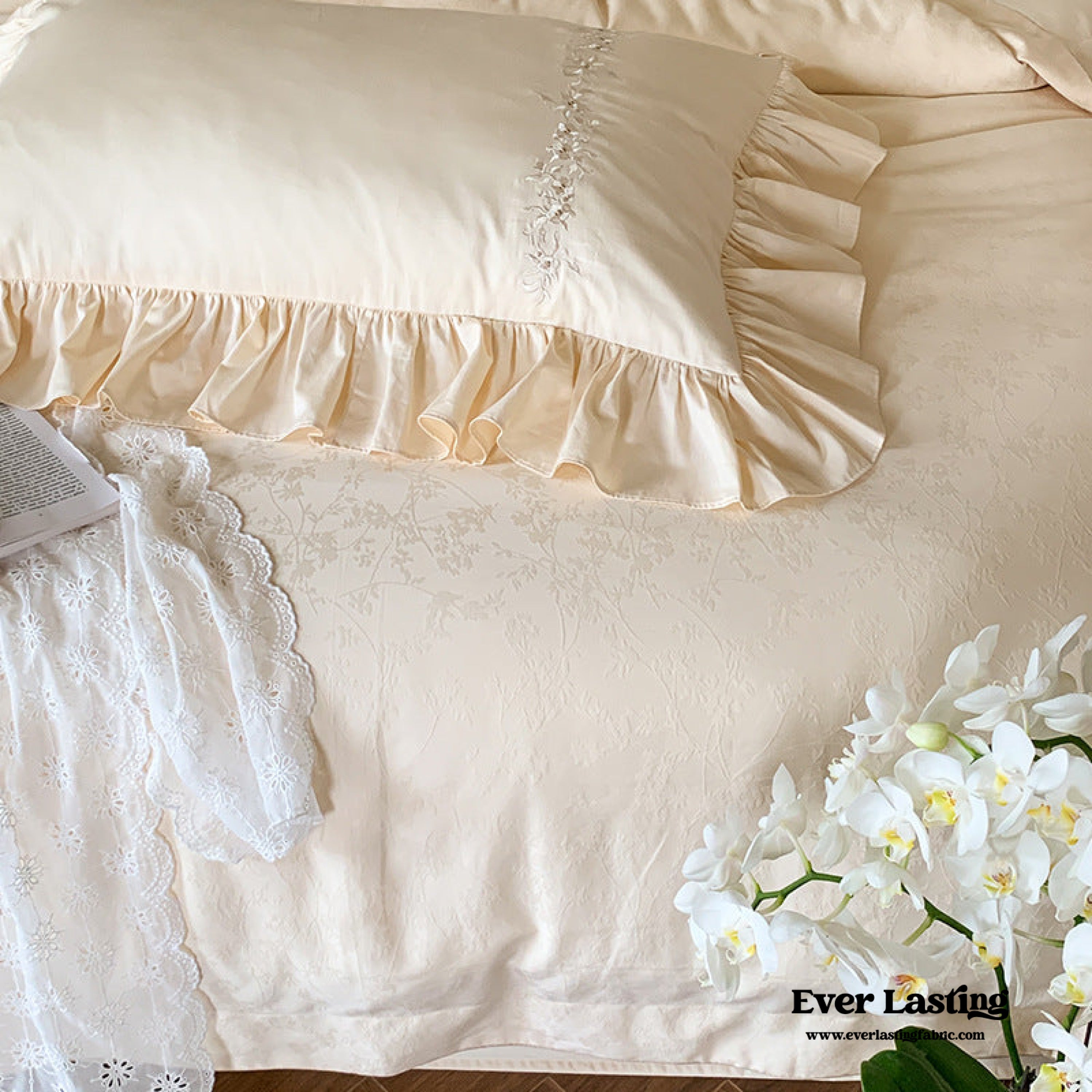 Romantic Floral Warm Tone Bedding Bundle