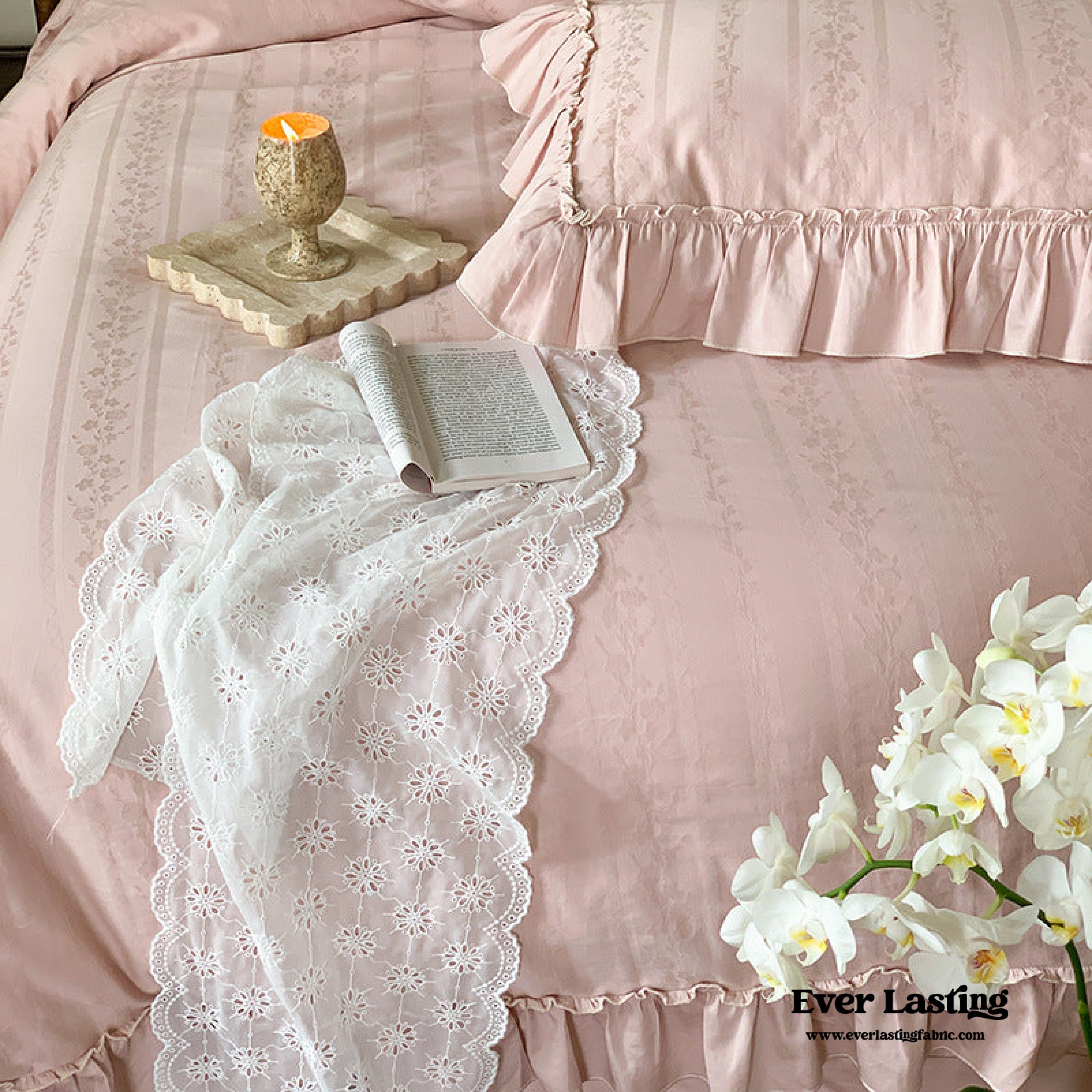 Romantic Floral Warm Tone Bedding Bundle