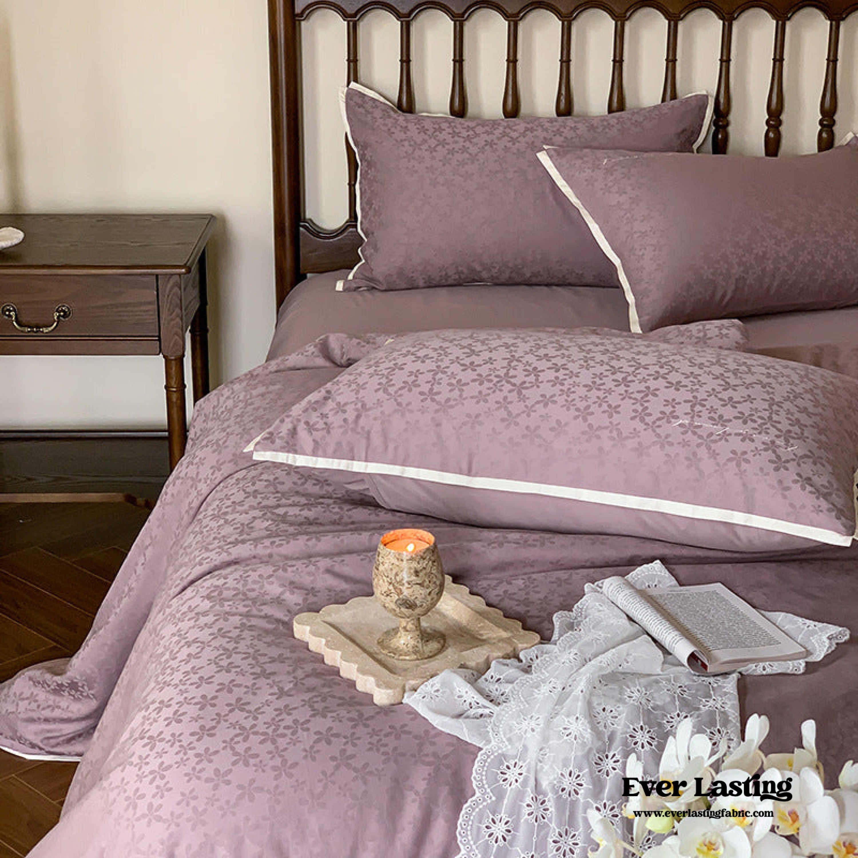 Romantic Floral Warm Tone Bedding Bundle