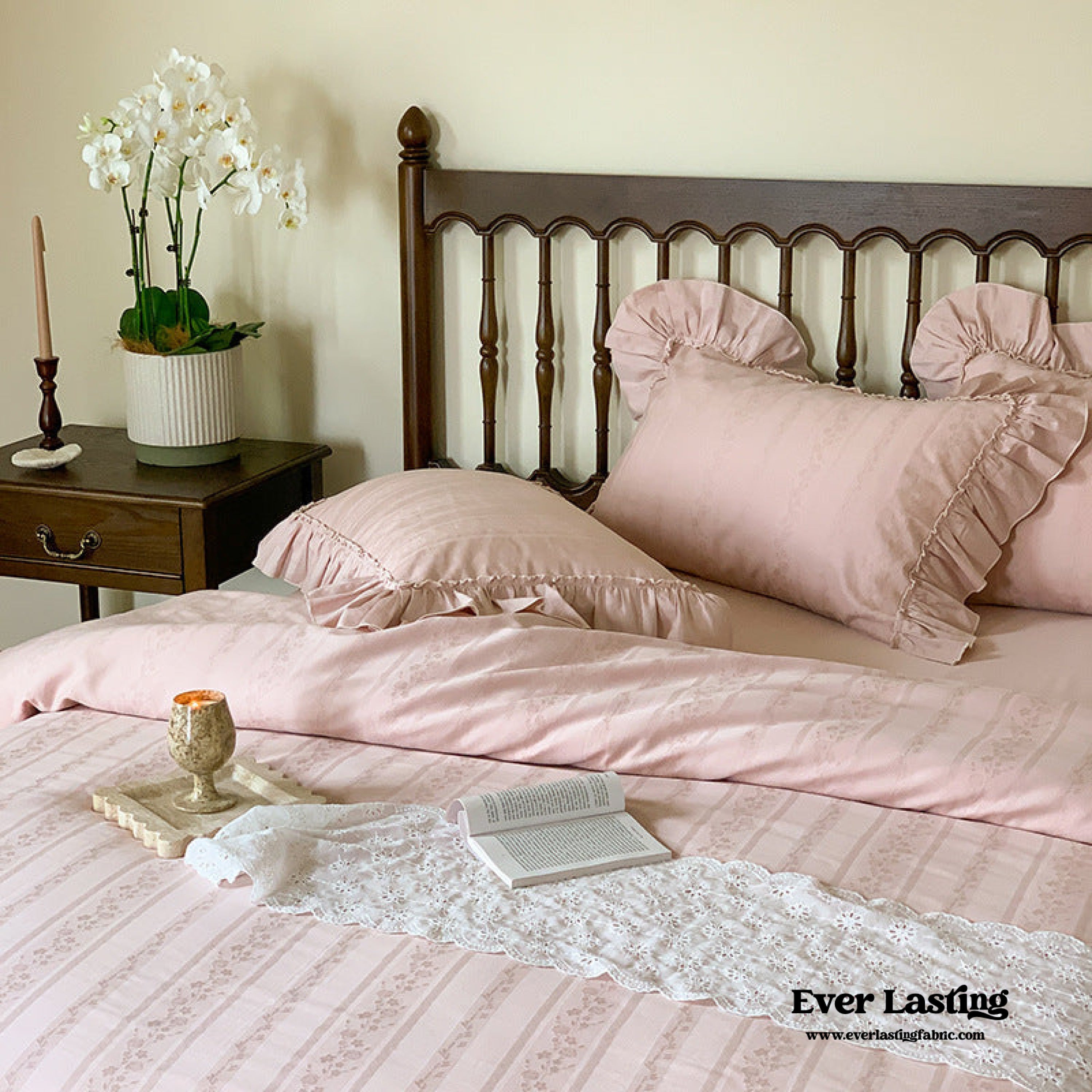 Romantic Floral Warm Tone Bedding Bundle
