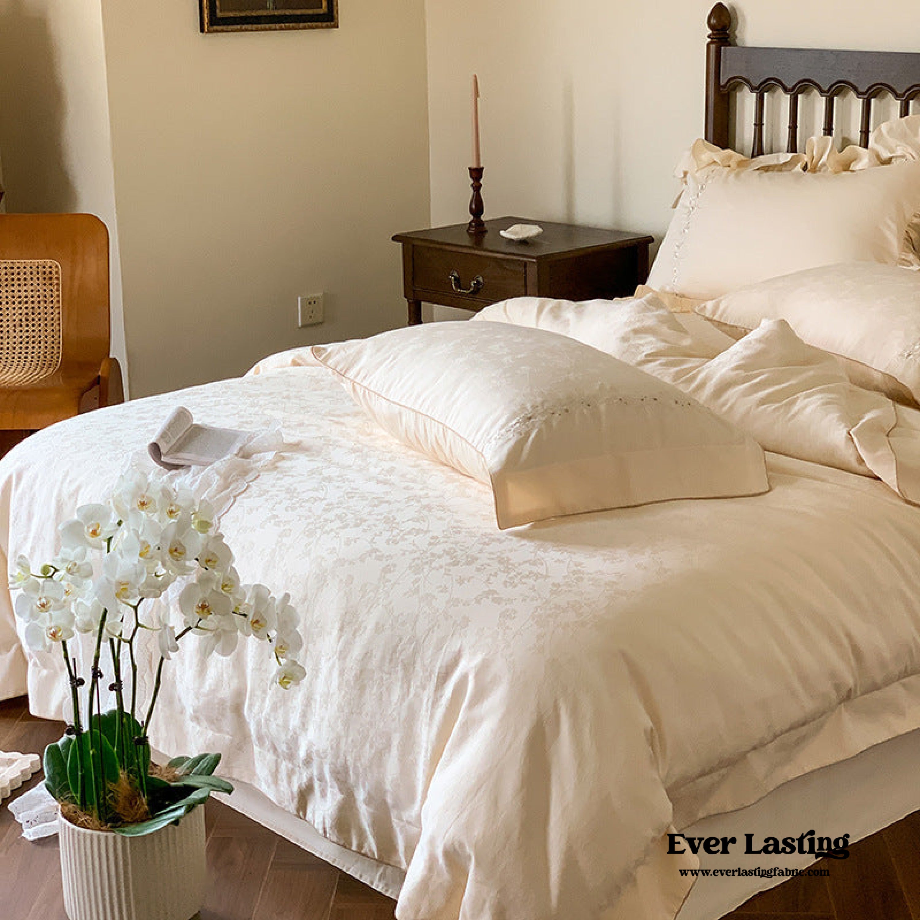 Romantic Floral Warm Tone Bedding Bundle