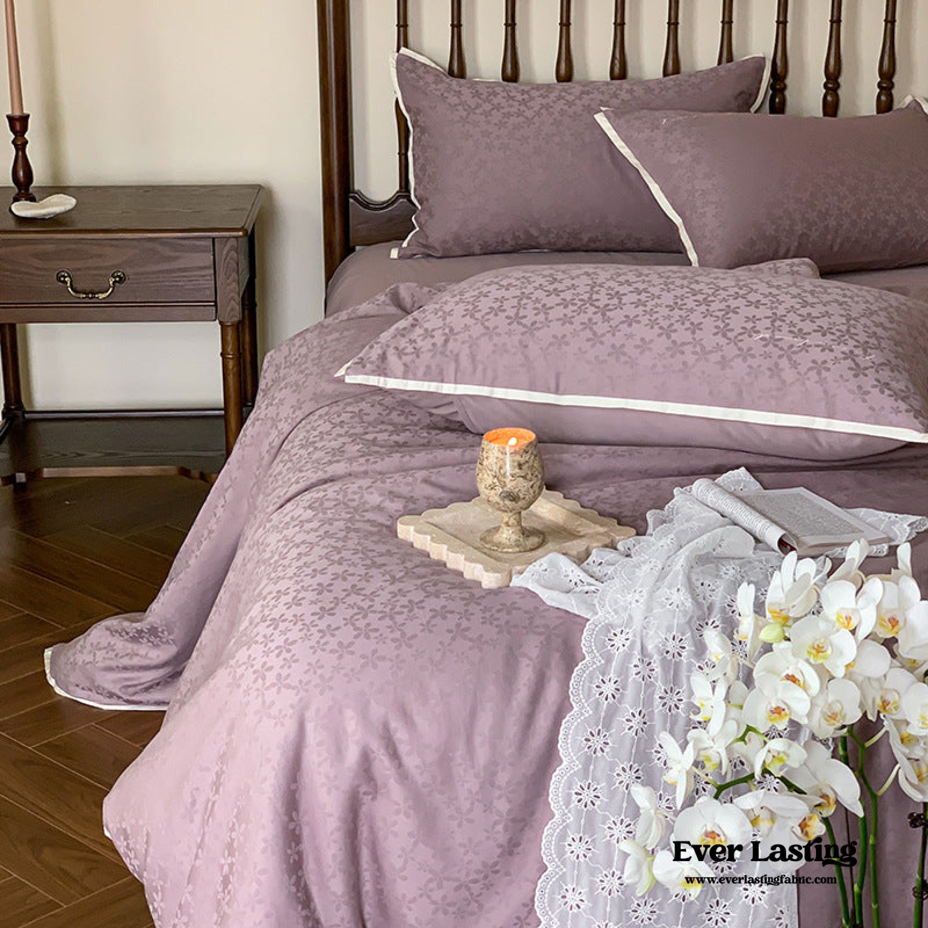 Romantic Floral Warm Tone Bedding Bundle