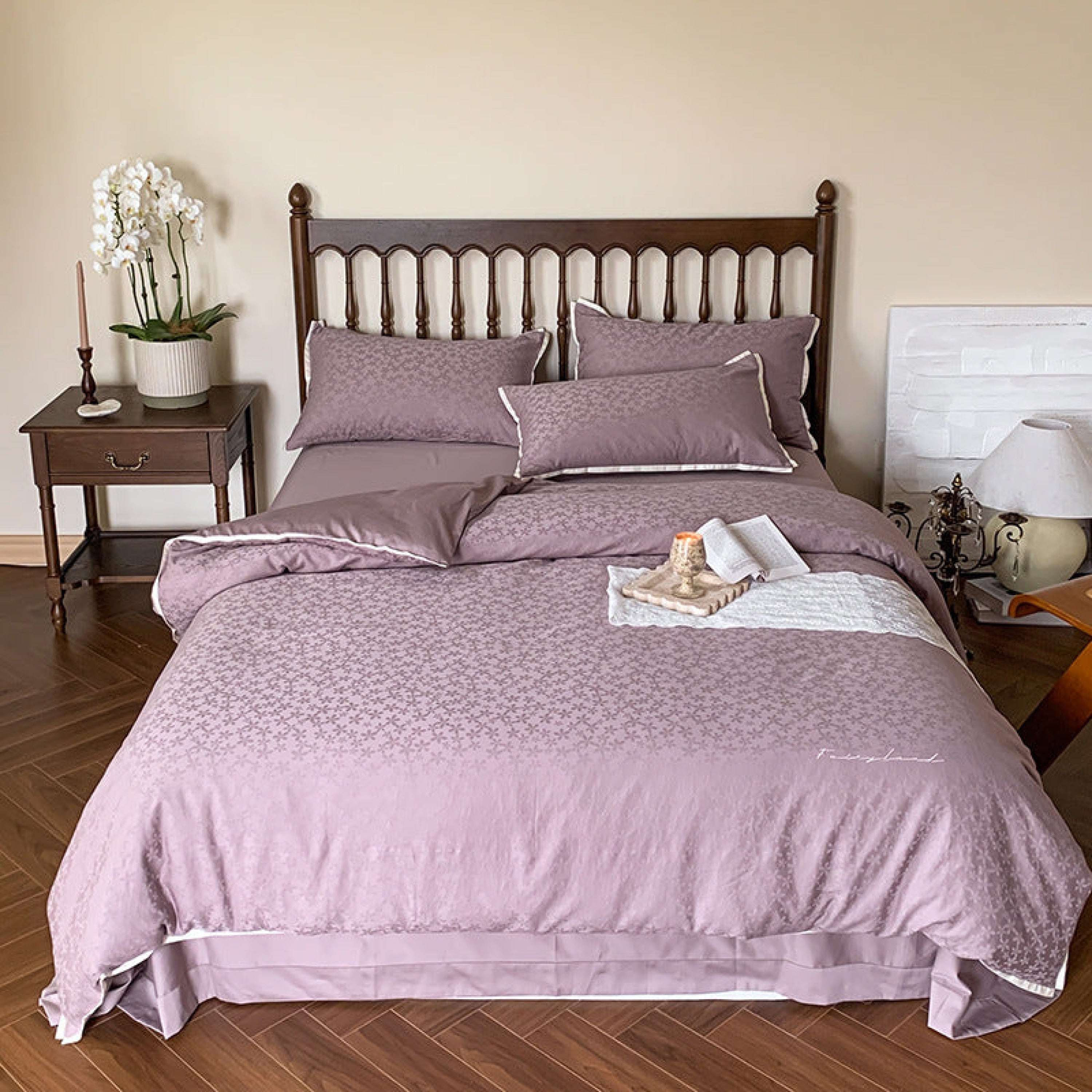 Romantic Floral Warm Tone Bedding Bundle