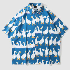 Camisa de verano con bonitos patos