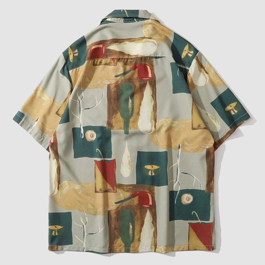 Bottle Oil Painting Shirt