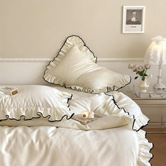 Silky Ruffle Pillowcases