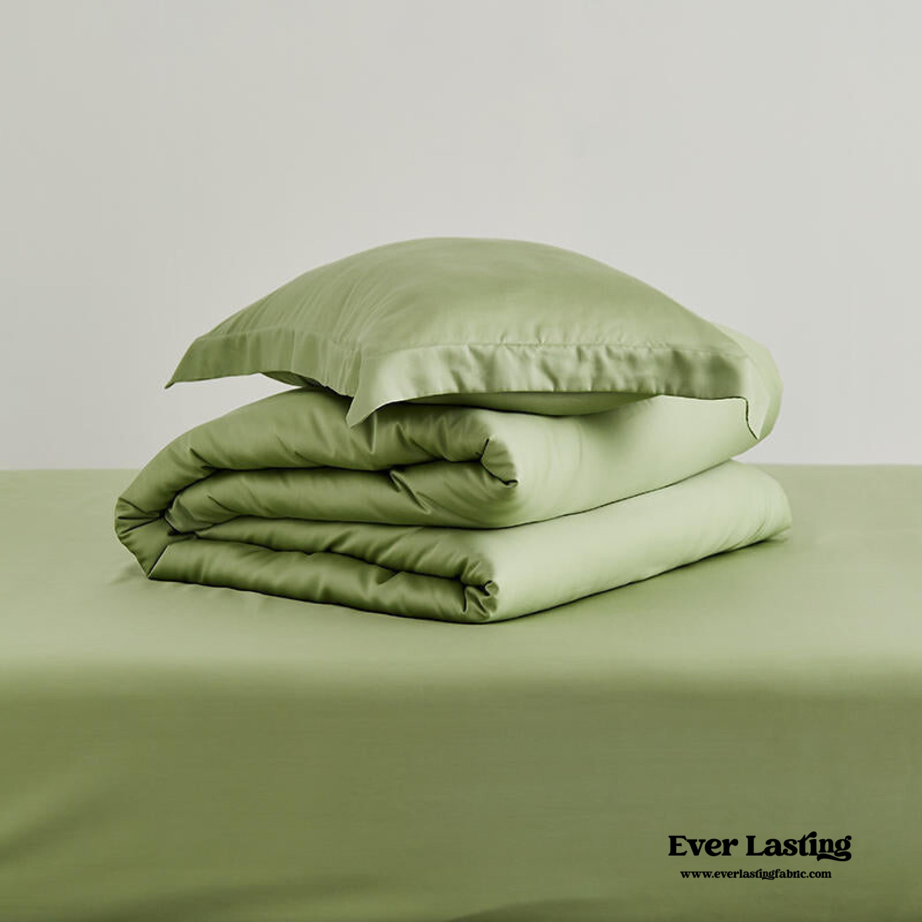 Silky Solid Tencel Bedding Set - Pink