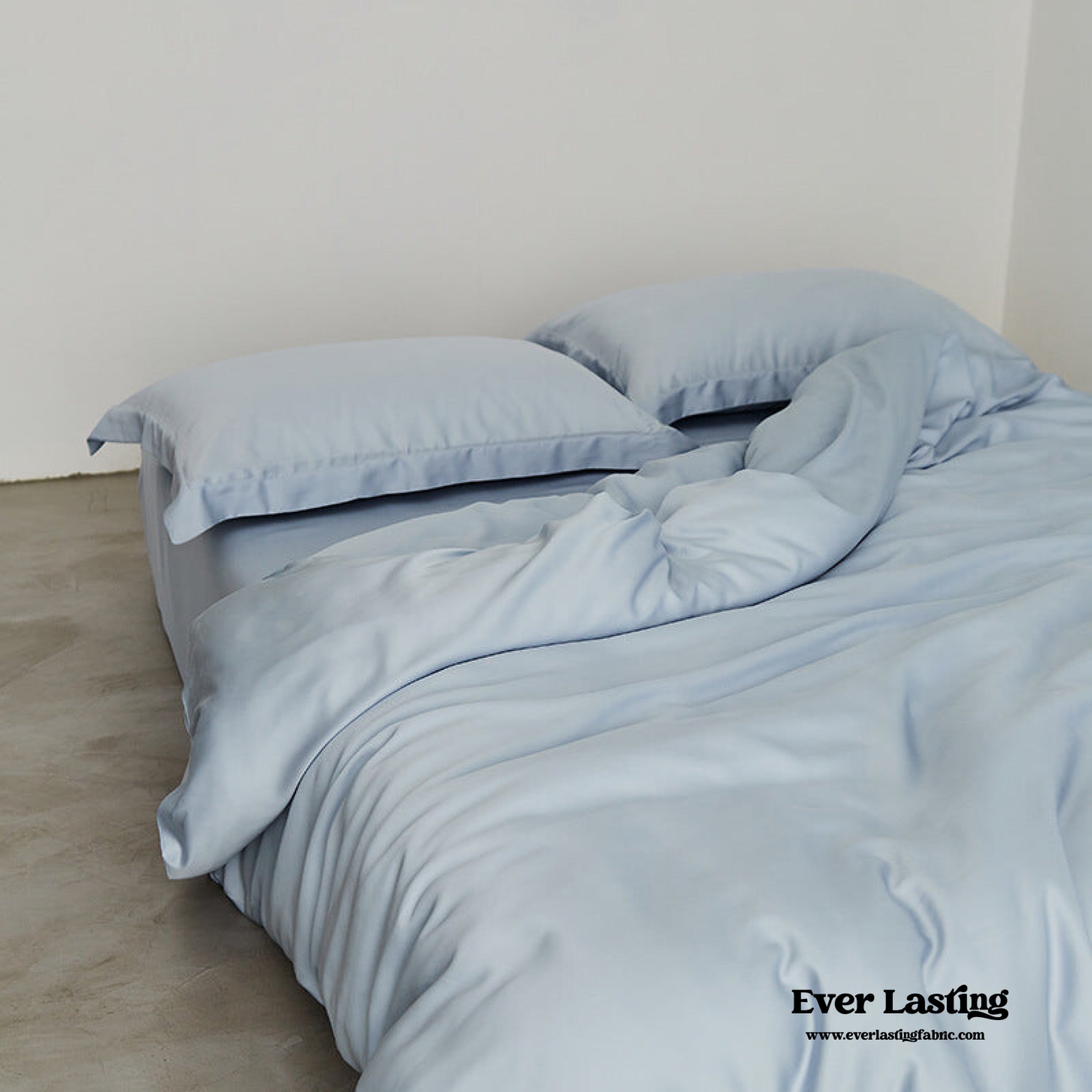 Silky Solid Tencel Bedding Set - Pink