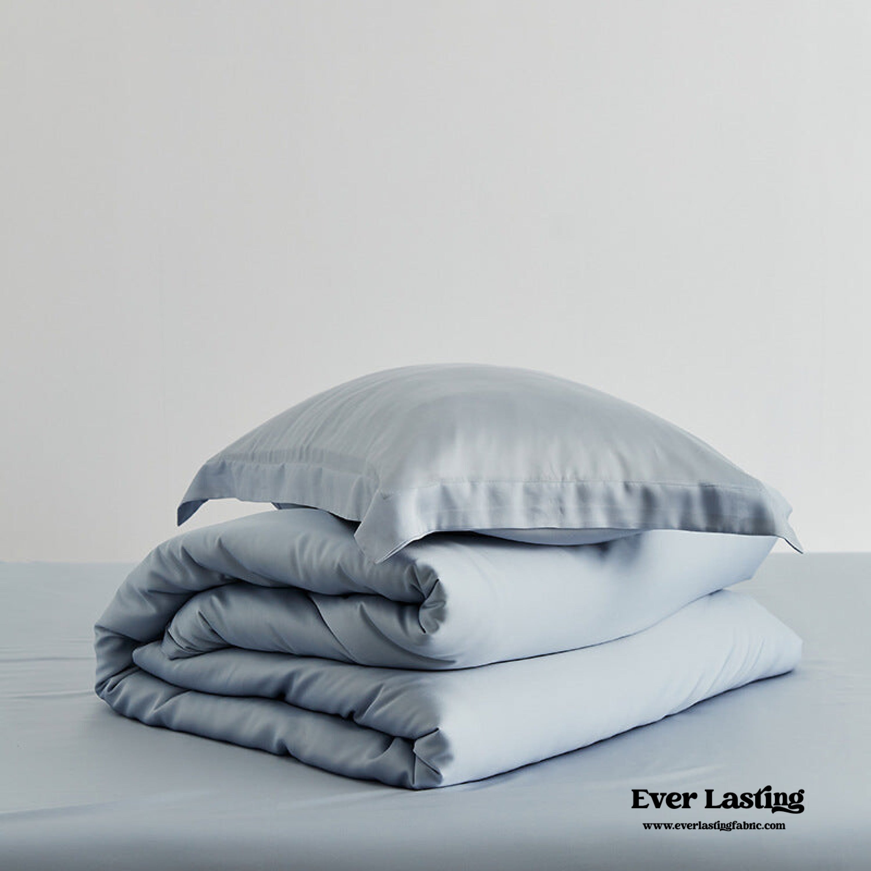 Silky Solid Tencel Bedding Set - Pink