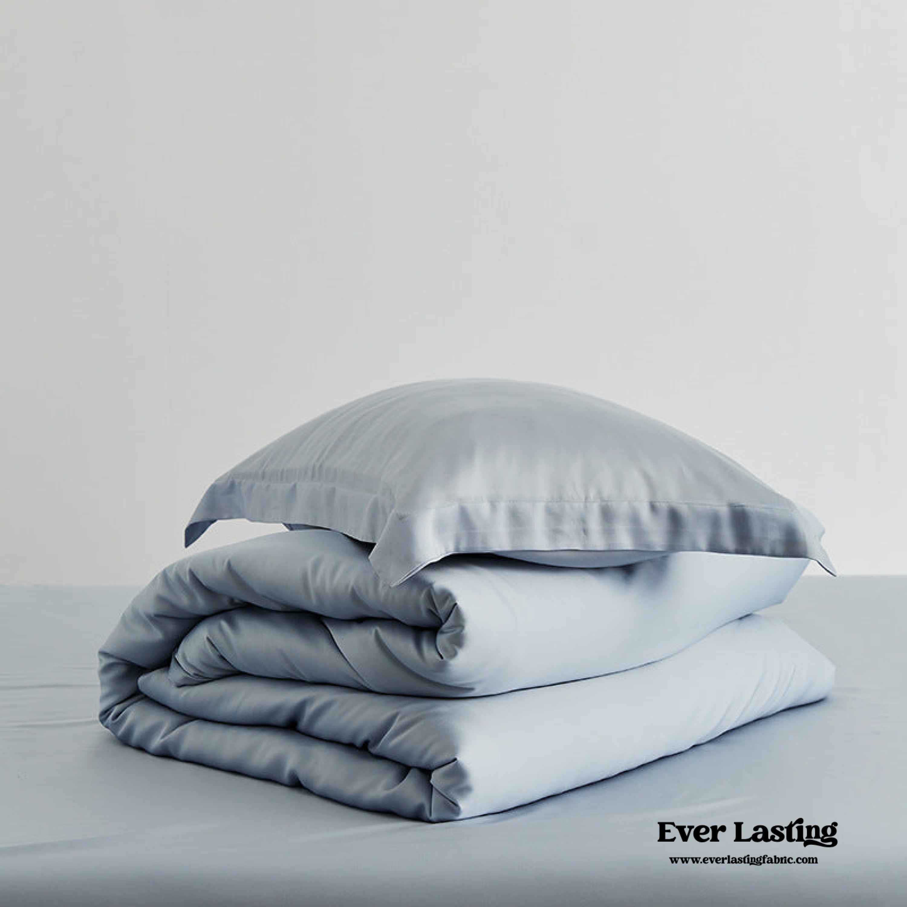 Silky Solid Tencel Bedding Set - Rose Pink
