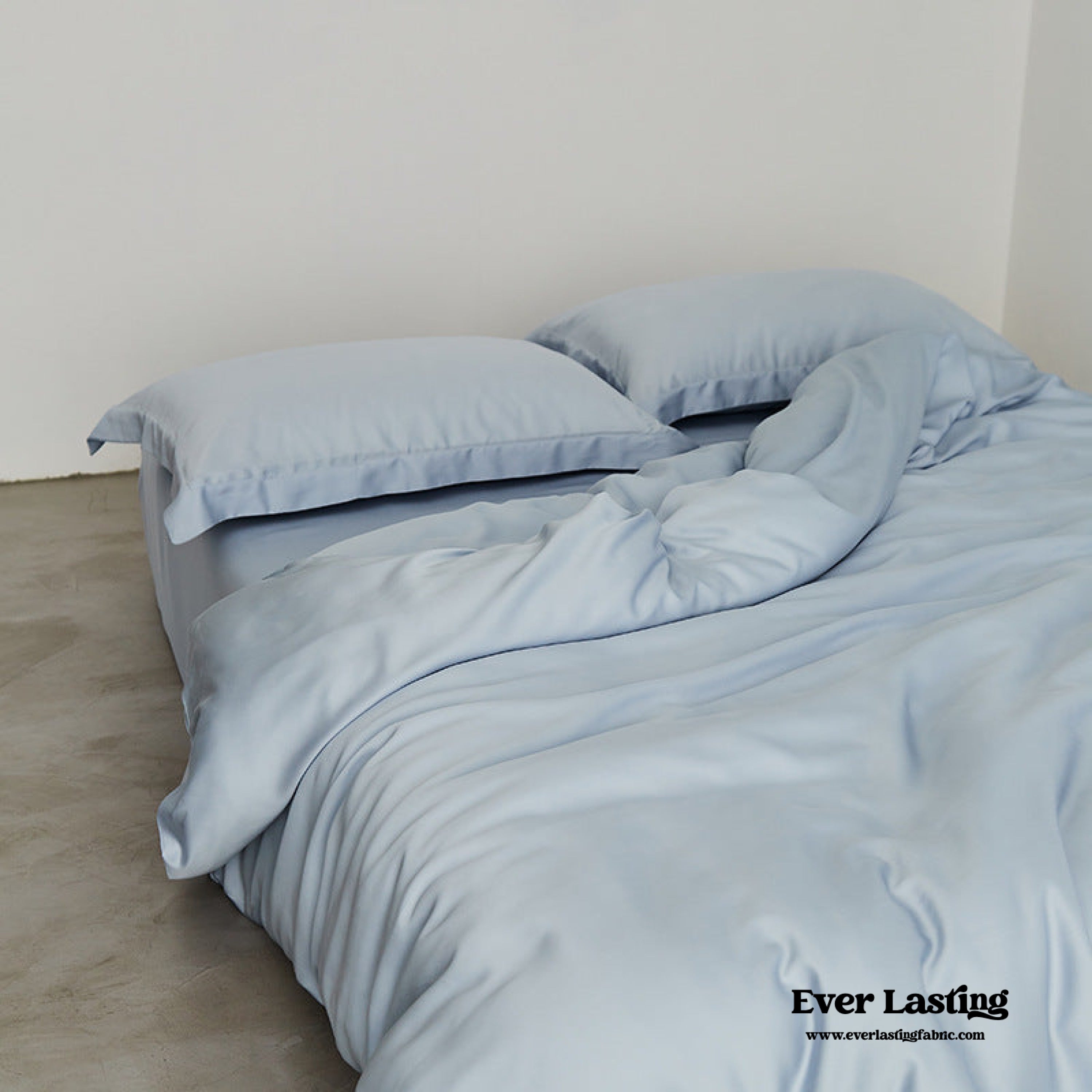Silky Solid Tencel Bedding Set - Rose Pink