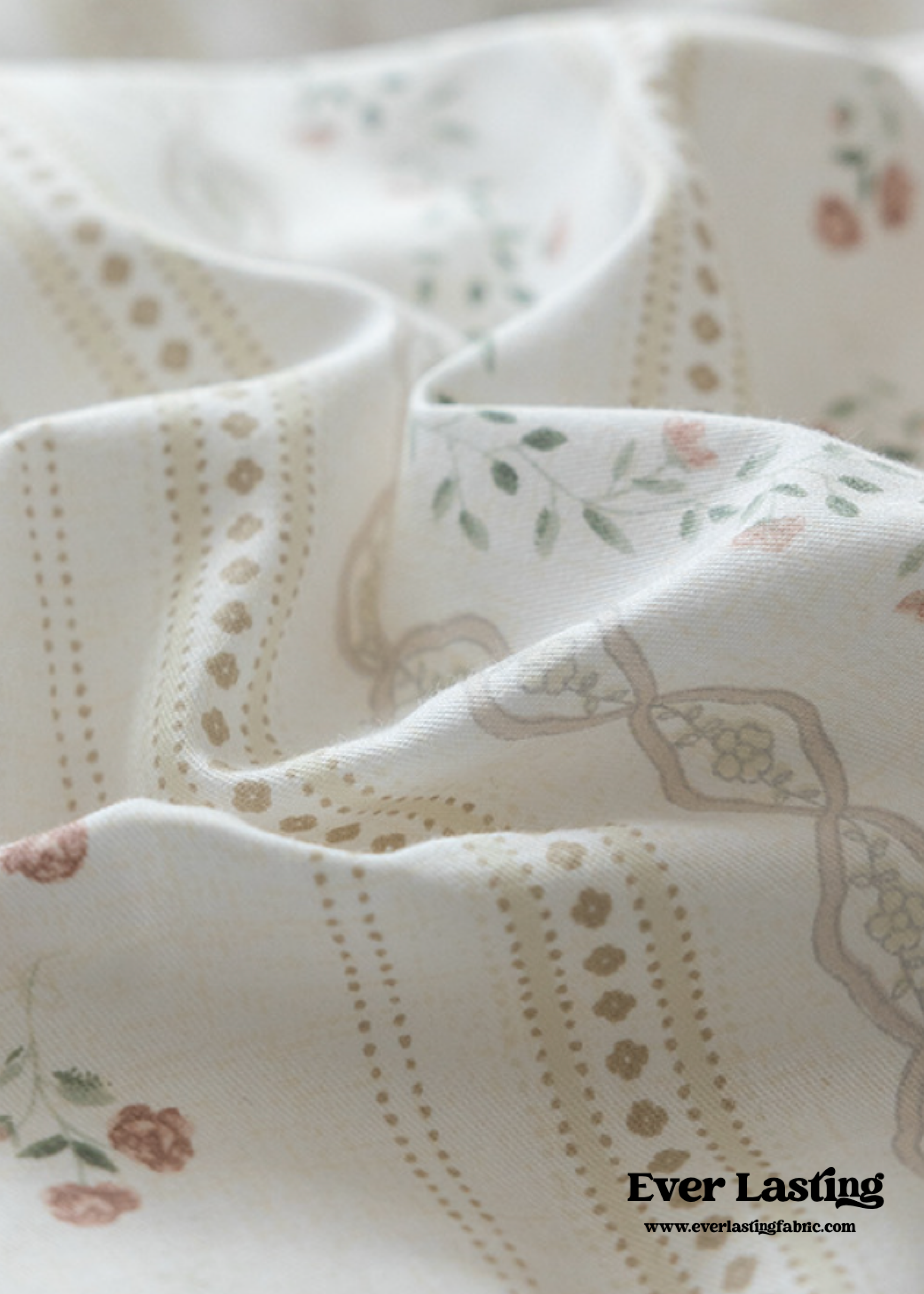 Soft Cottage Blue Ribbon Bedding Set - Blue