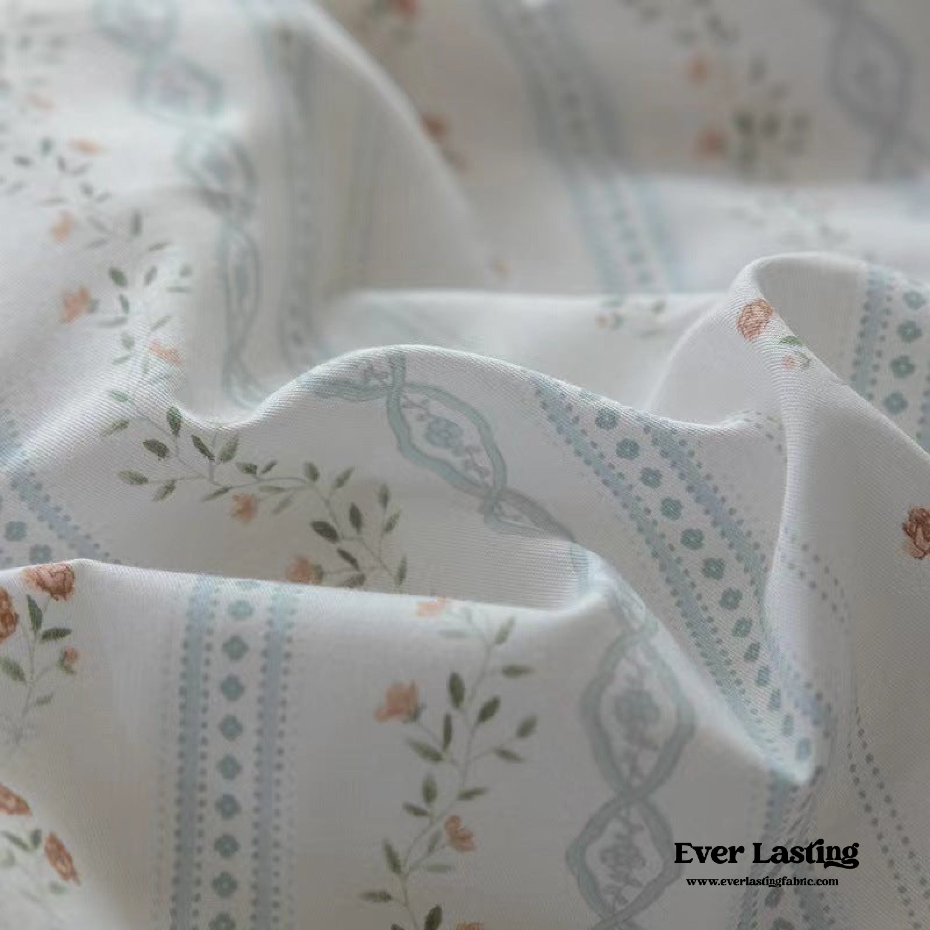 Soft Cottage Ribbon Bedding Set - Purple
