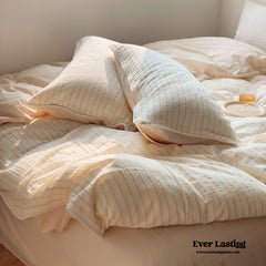 Soft Jacquard Bedding Set - Yellow