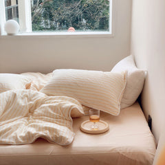 Soft Jacquard Bedding Set - Yellow