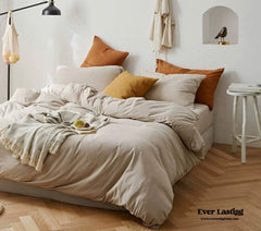Solid Bedding Set - Beige