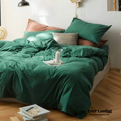 Solid Bedding Set - Forest Green