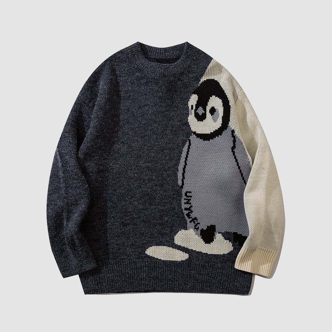 Pinguin-Strickpullover